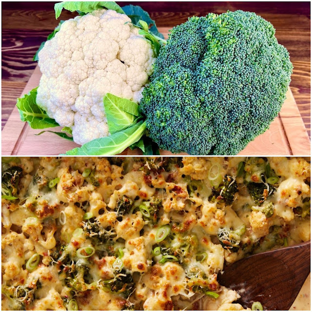 Turkish-Inspired Roasted Broccoli and Cauliflower