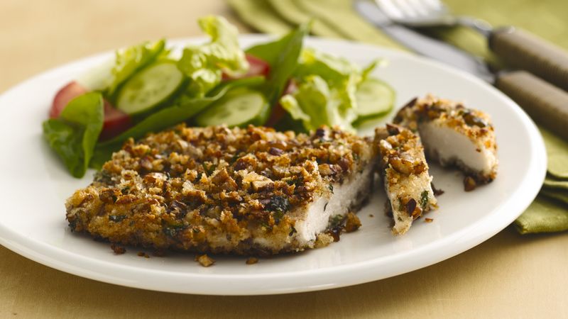 pecan crusted chicken in the air fryer