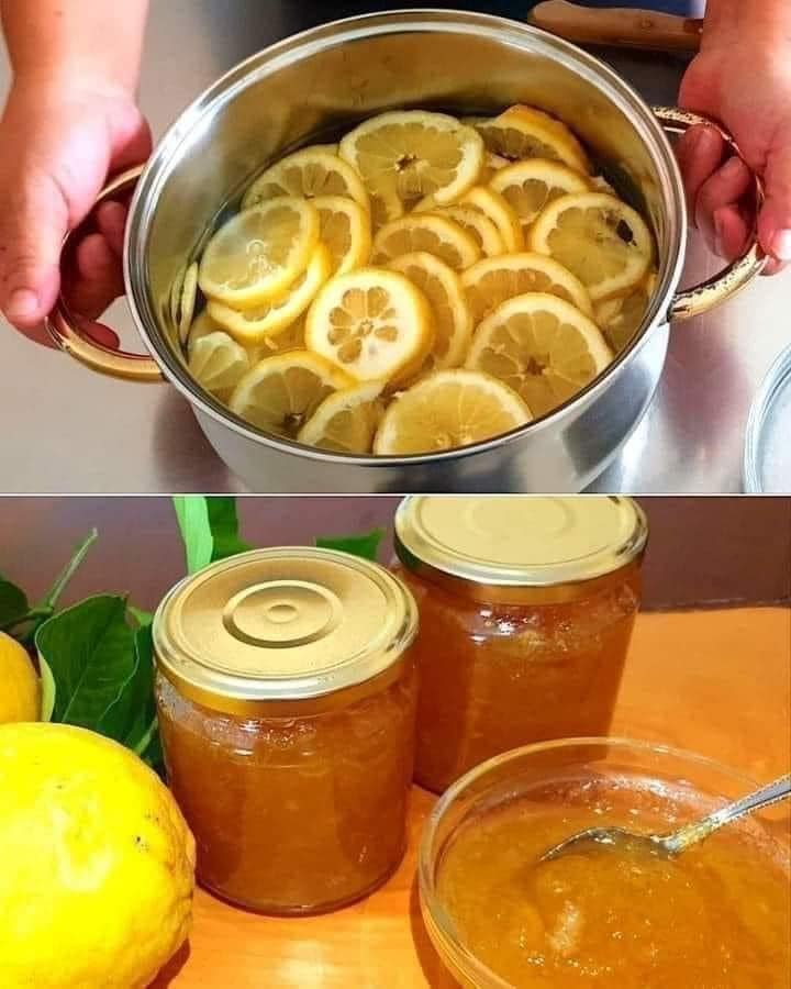 Homemade lemon jam