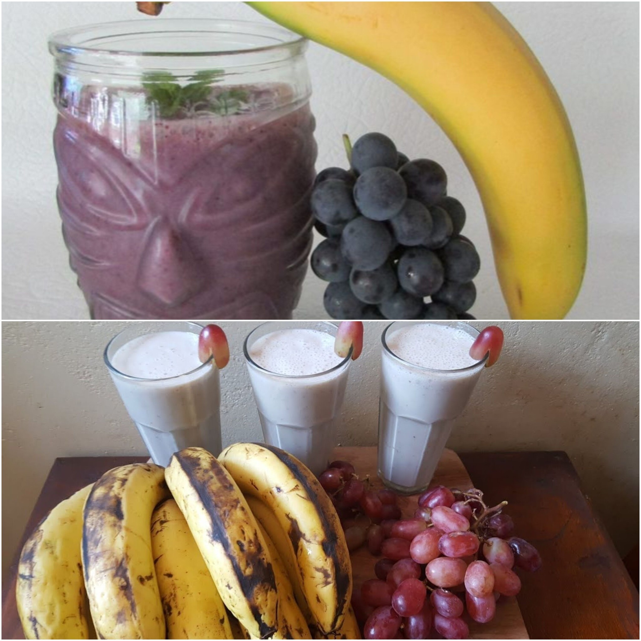 Savor the Sweetness of Seedless Grapes and Banana in This Refreshing Smoothie