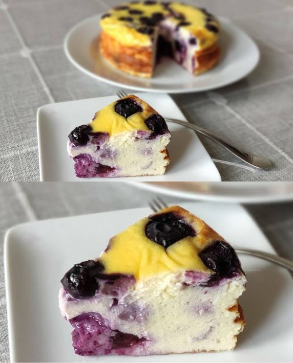 Easy Blueberry Yogurt Cake